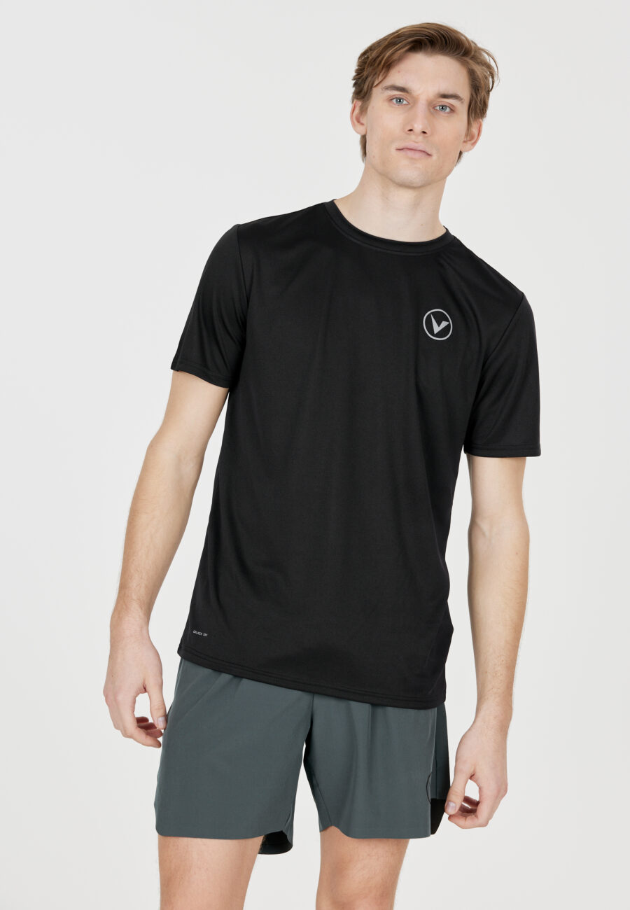Virtus Keso Performance Short Sleeve T-Shirt, Black - Image 3