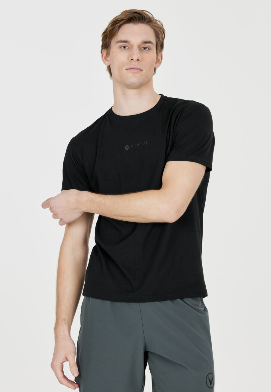 Virtus Vamod Comfort Blend T-shirt, Black - Image 3