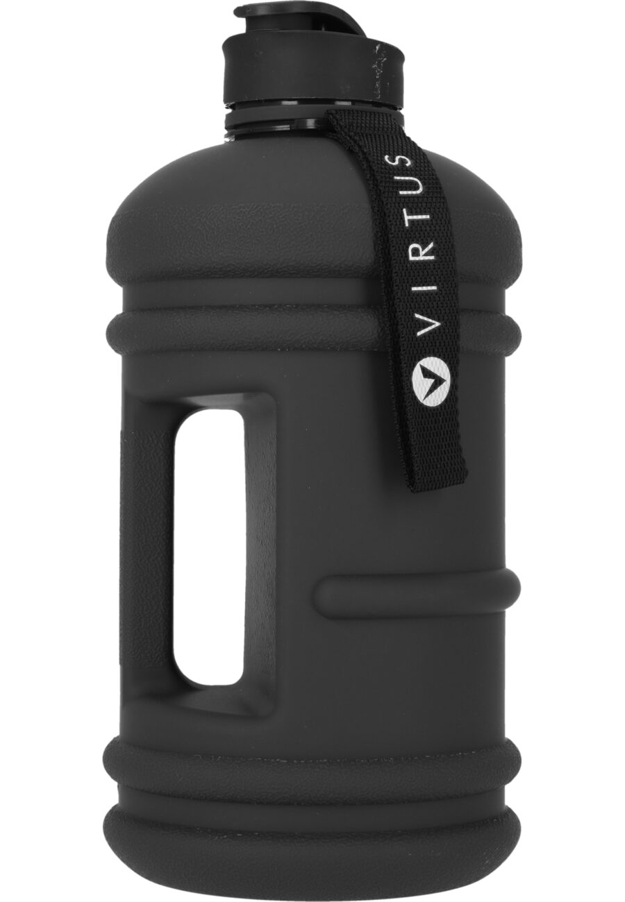 Virtus Aubrey Soft Coated Sports Bottle, Black