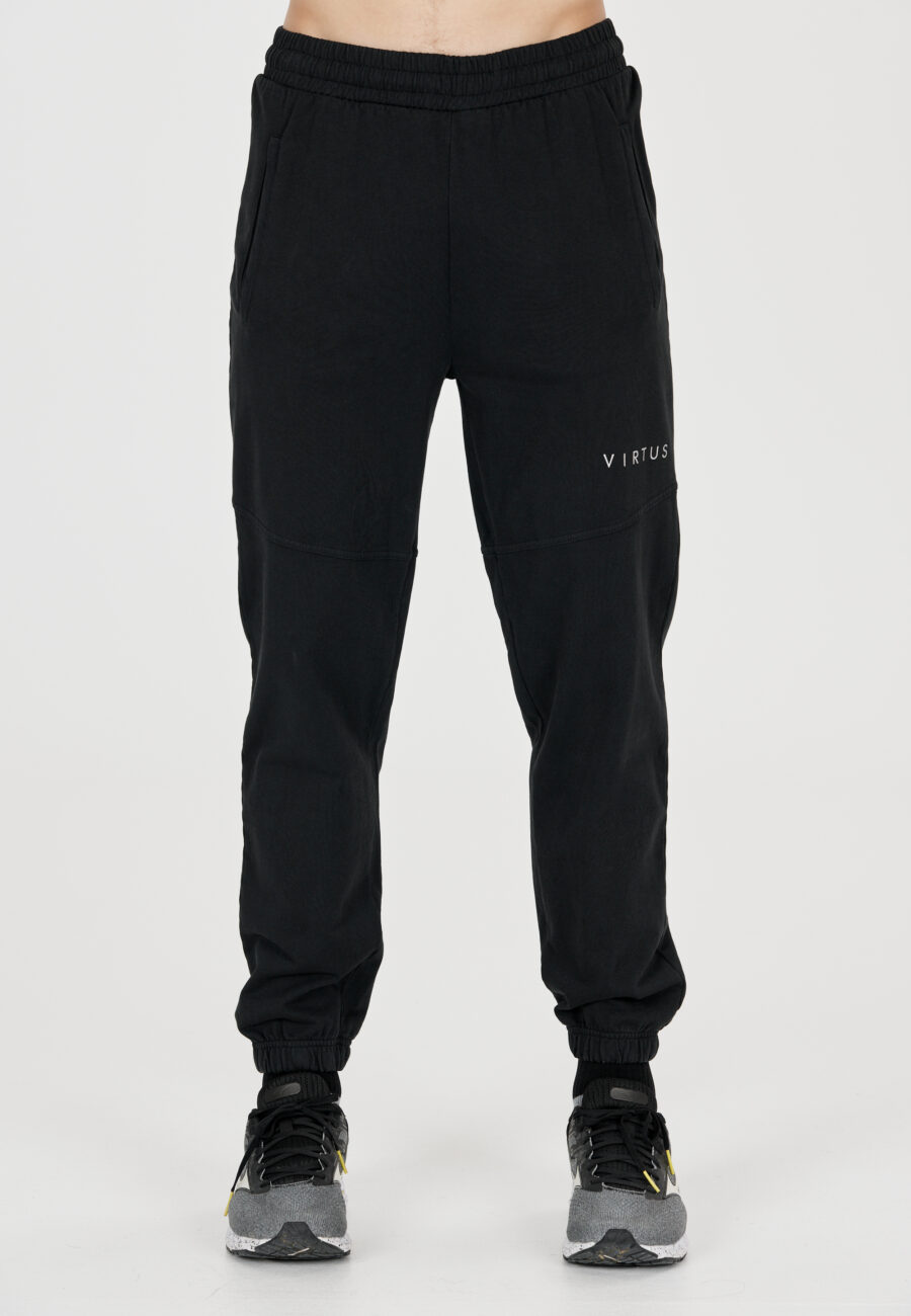 Virtus Bold Comfort Cotton Pants, Black - Image 3