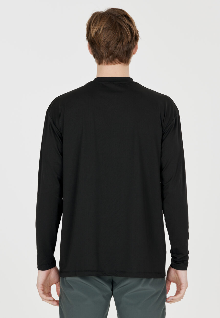 Virtus Roger Hyperstretch Long Sleeve T-Shirt, Black - Image 2
