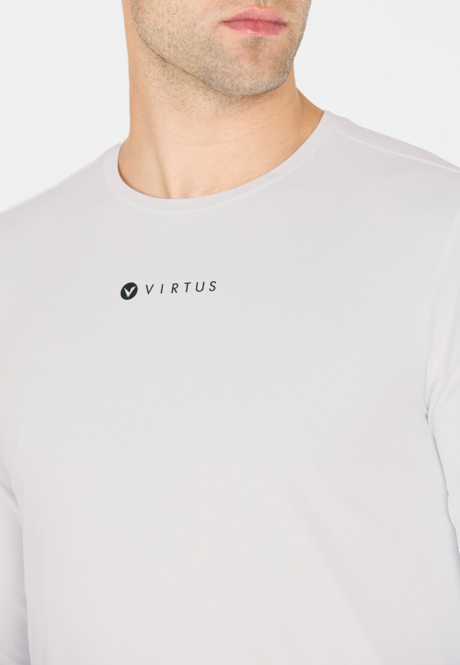 Virtus Roger Hyperstretch Long Sleeve T-Shirt, White - Image 6