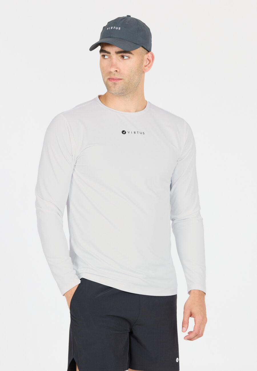 Virtus Roger Hyperstretch Long Sleeve T-Shirt, White - Image 3