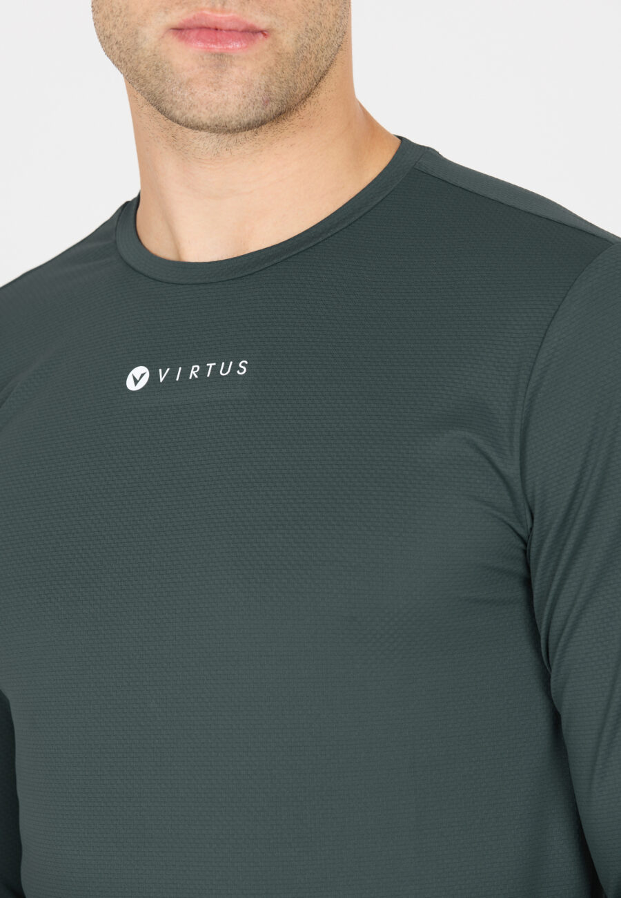 Virtus Roger Hyperstretch Long Sleeve T-Shirt, Dusty Forest - Image 6