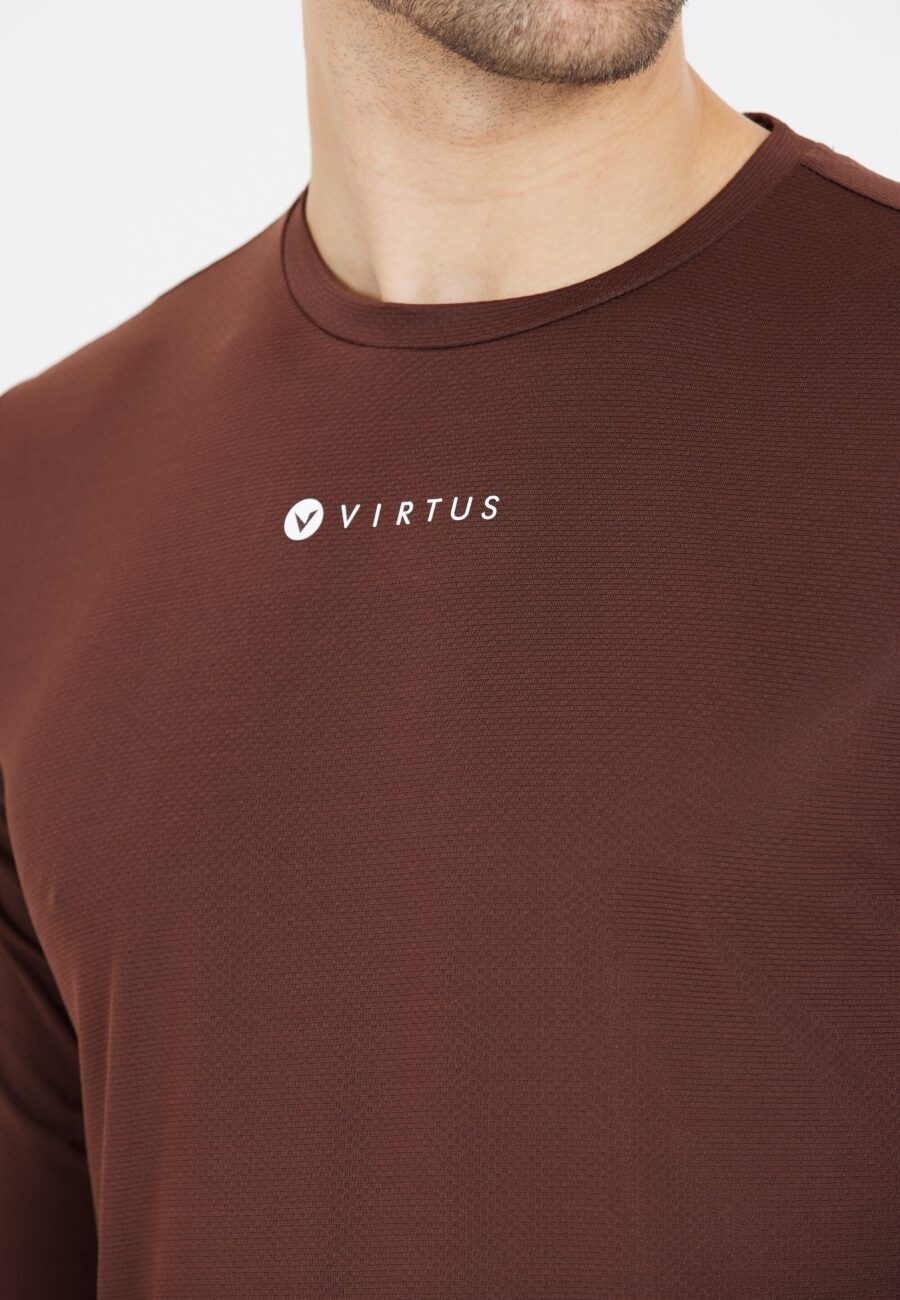 Virtus Roger Hyperstretch Long Sleeve T-Shirt, Puce - Image 6