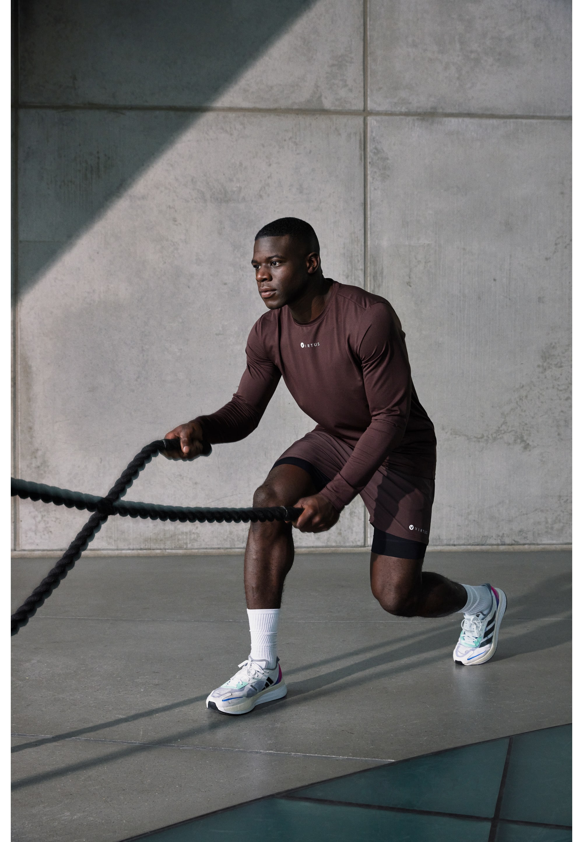 Virtus Roger Hyperstretch Long Sleeve T-Shirt, Puce - Image 3