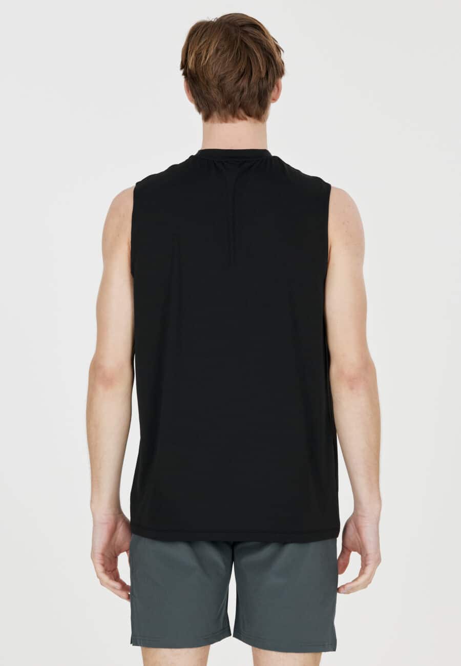 Virtus Roger Hyperstretch Sleeveless Tee, Black - Image 2