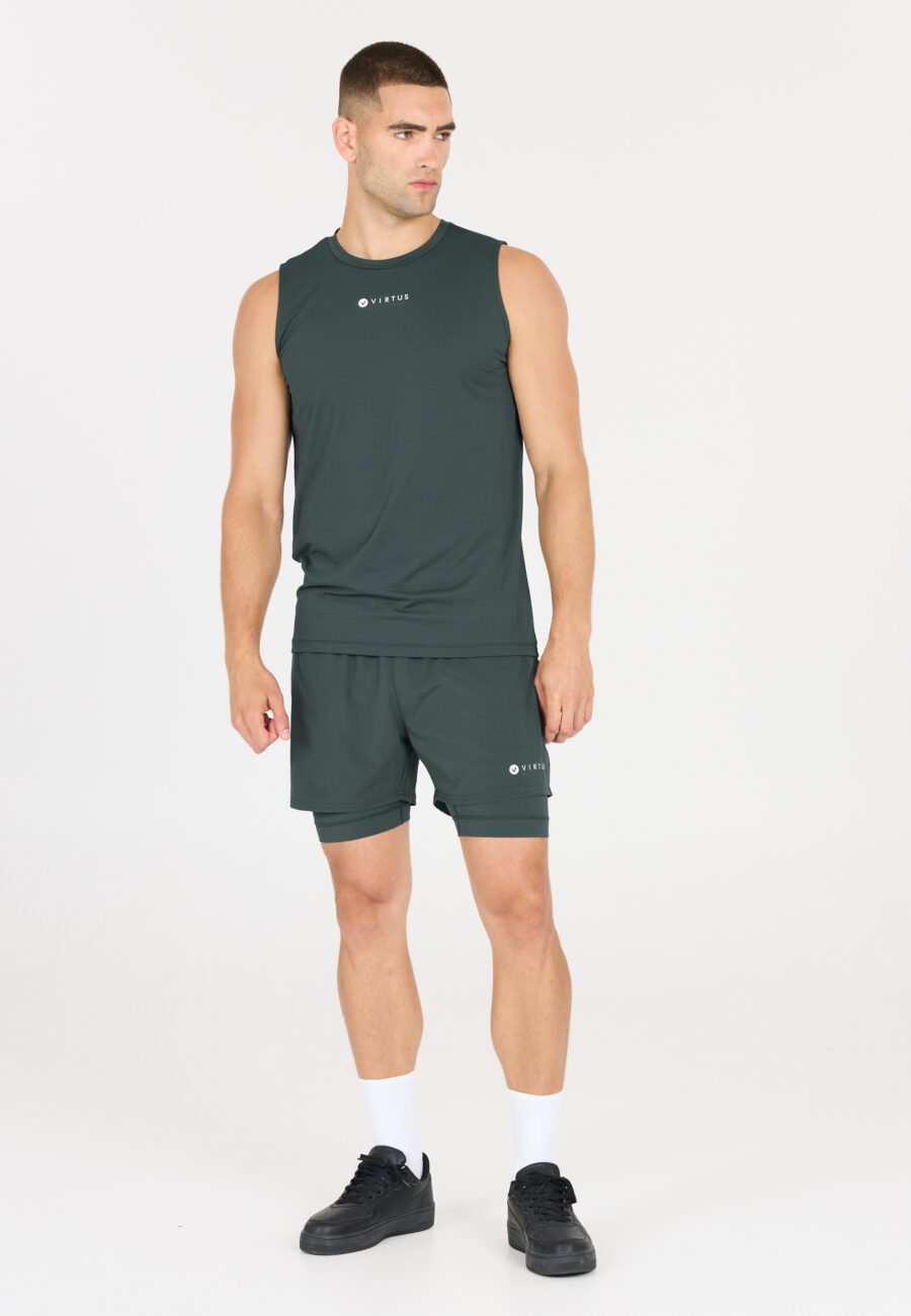 Virtus Roger Hyperstretch Sleeveless Tee, Dusty Forest - Image 5