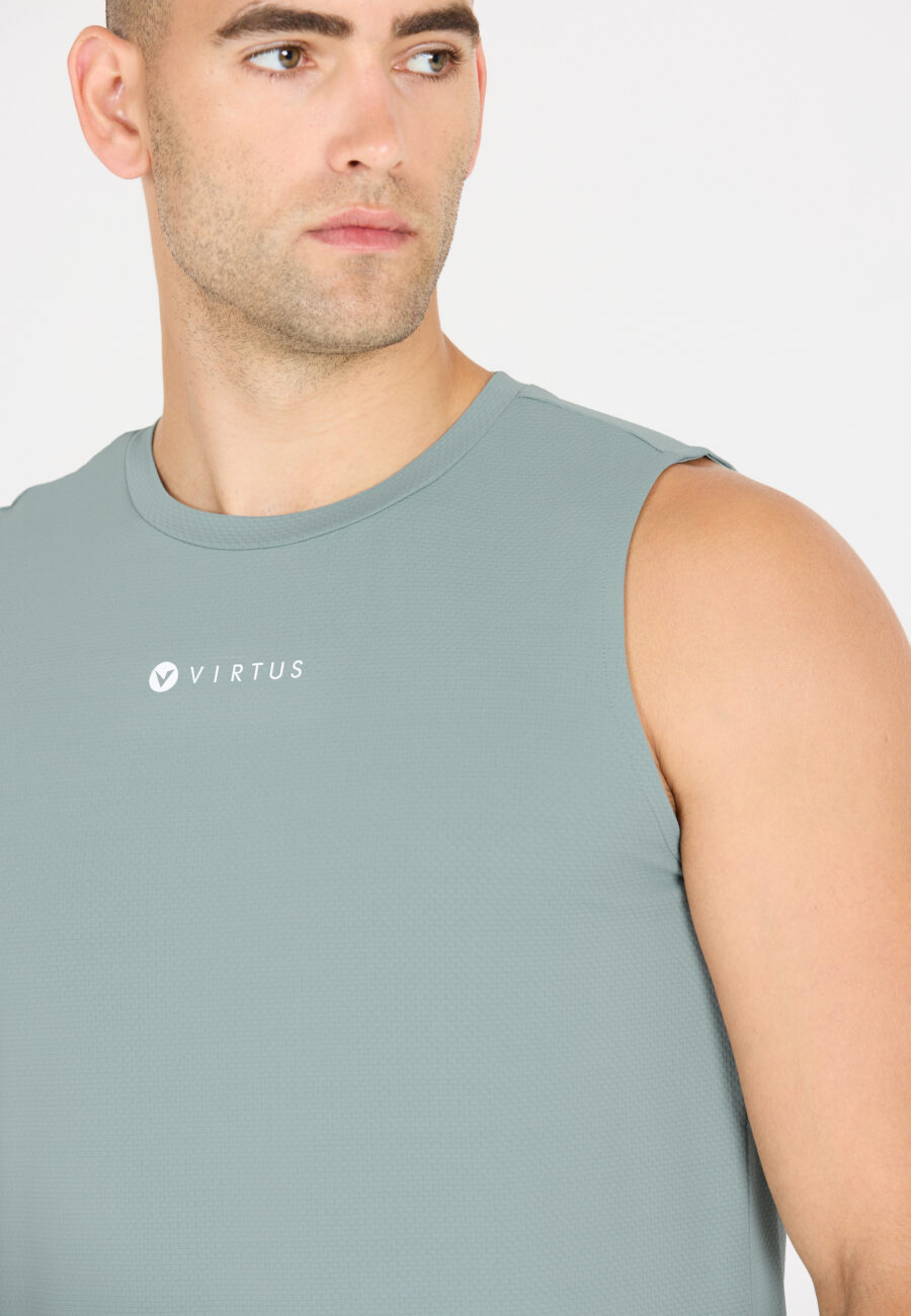 Virtus Roger Hyperstretch Sleeveless Tee, Stormy Sea - Image 6