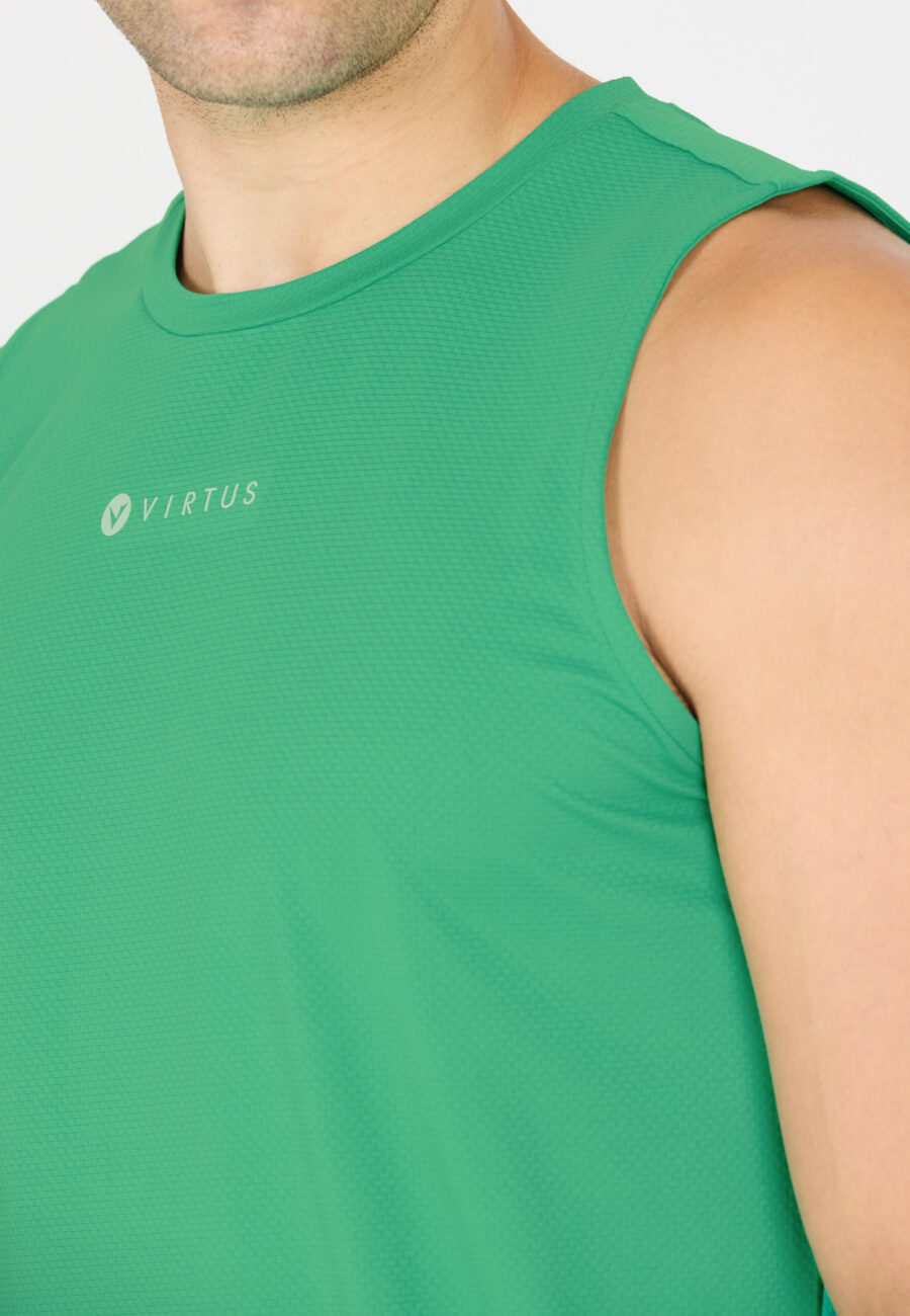 Virtus Roger Hyperstretch Sleeveless Tee, Jade - Image 6