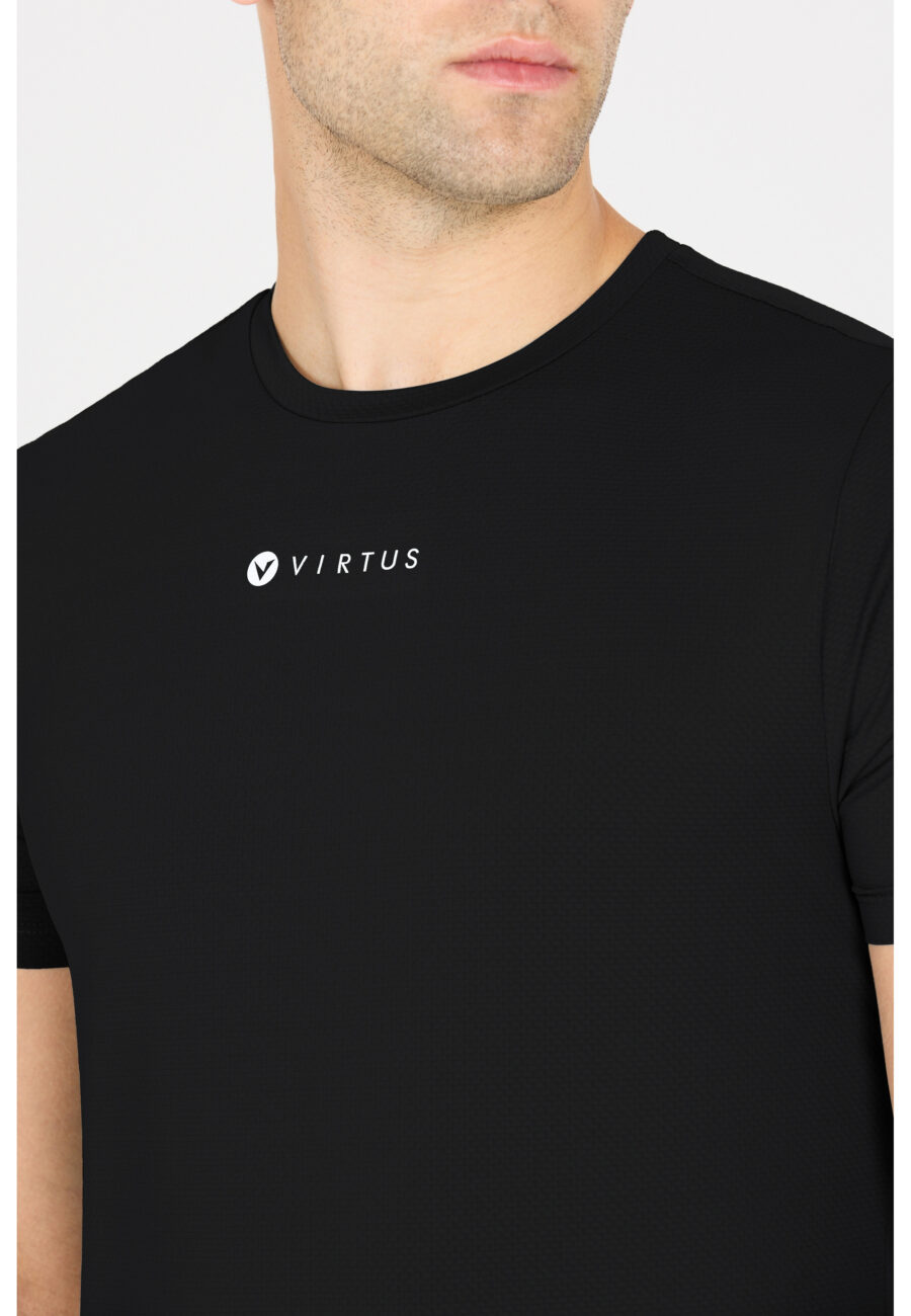 Virtus Roger Hyperstretch Performance Tee, Black - Image 6