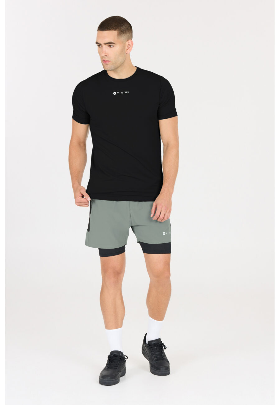 Virtus Roger Hyperstretch Performance Tee, Black