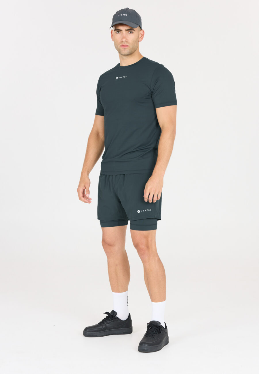 Virtus Roger Hyperstretch Performance Tee, Dusty Forest