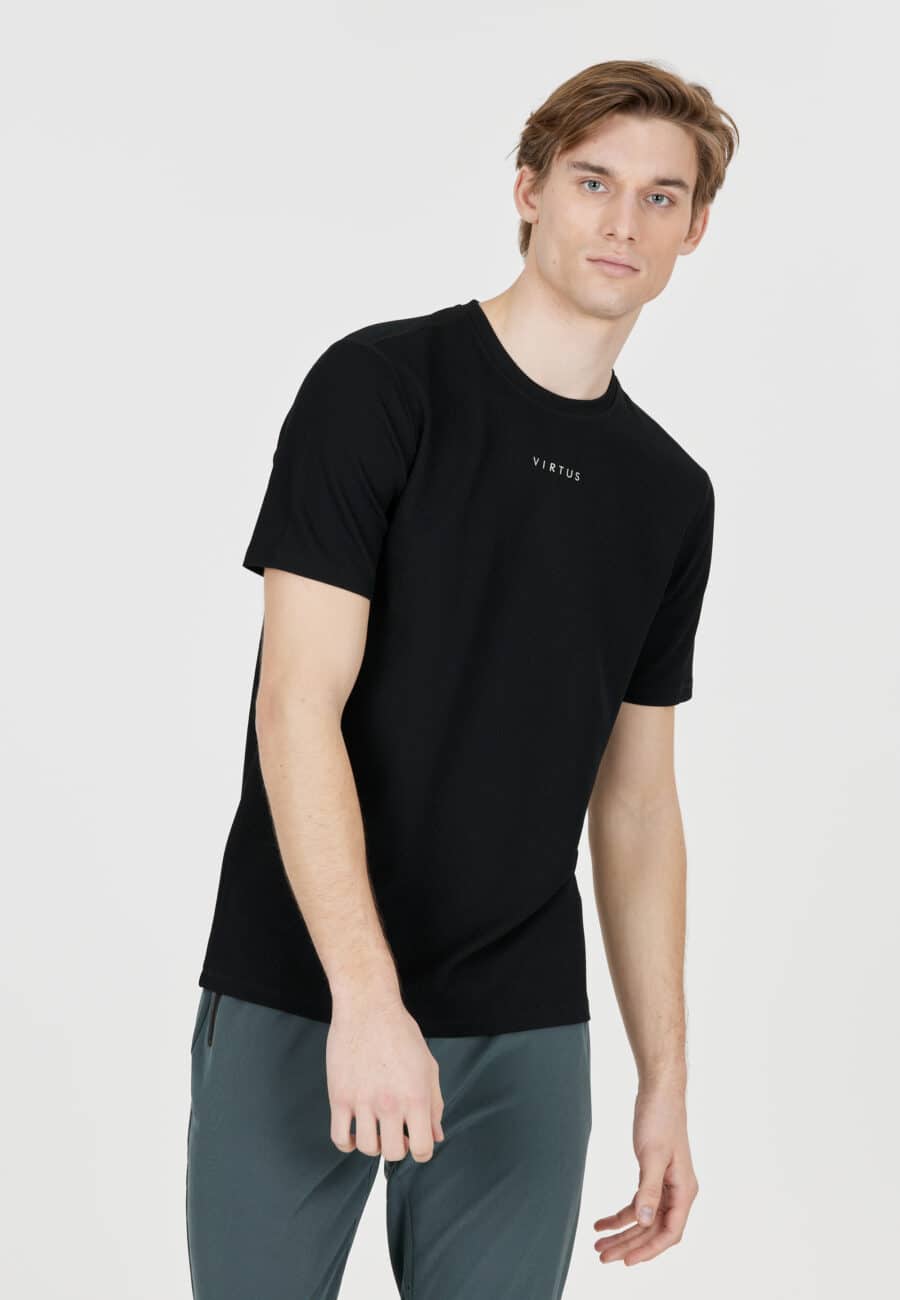 Virtus Besto Premium Performance T-Shirt, Black - Image 3