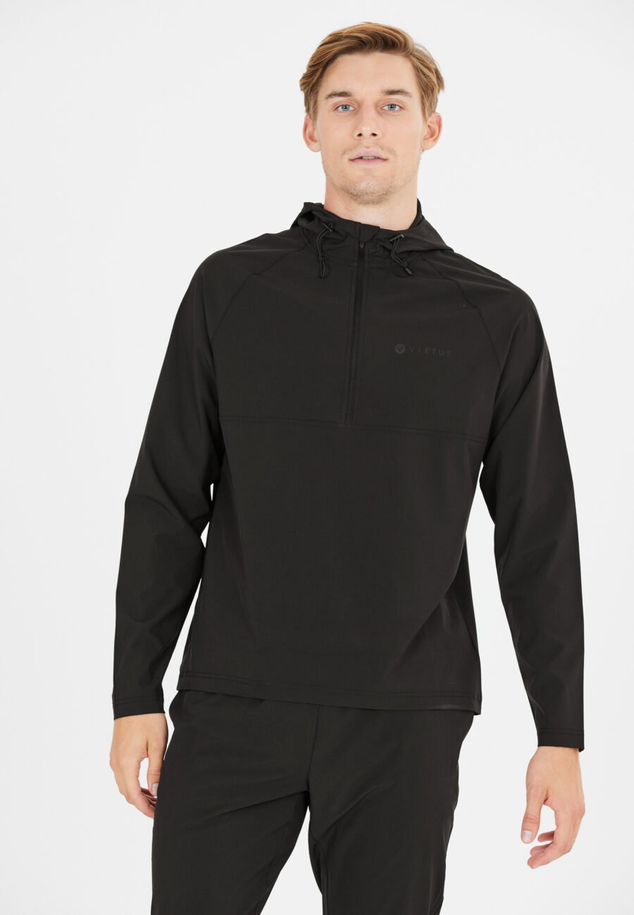 Virtus Corry Functional Jacket with Hood, Black