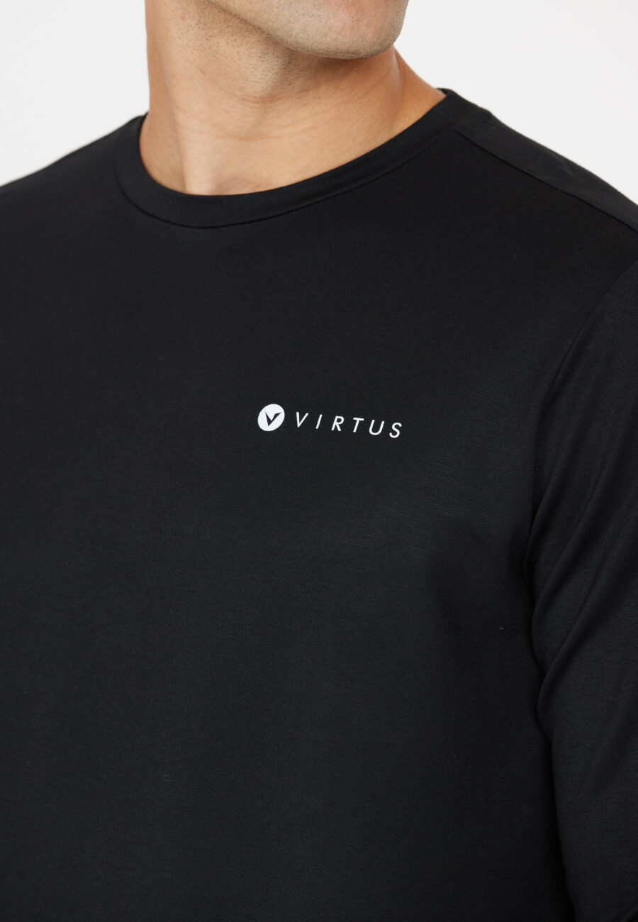 Virtus Brent Stylish Sweatshirt, Black - Image 6