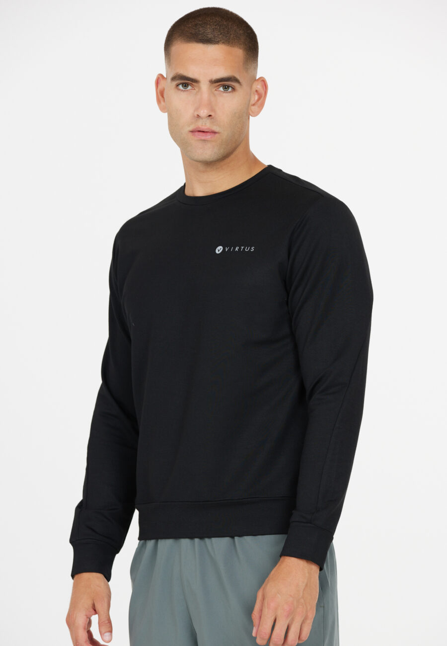 Virtus Brent Stylish Sweatshirt, Black