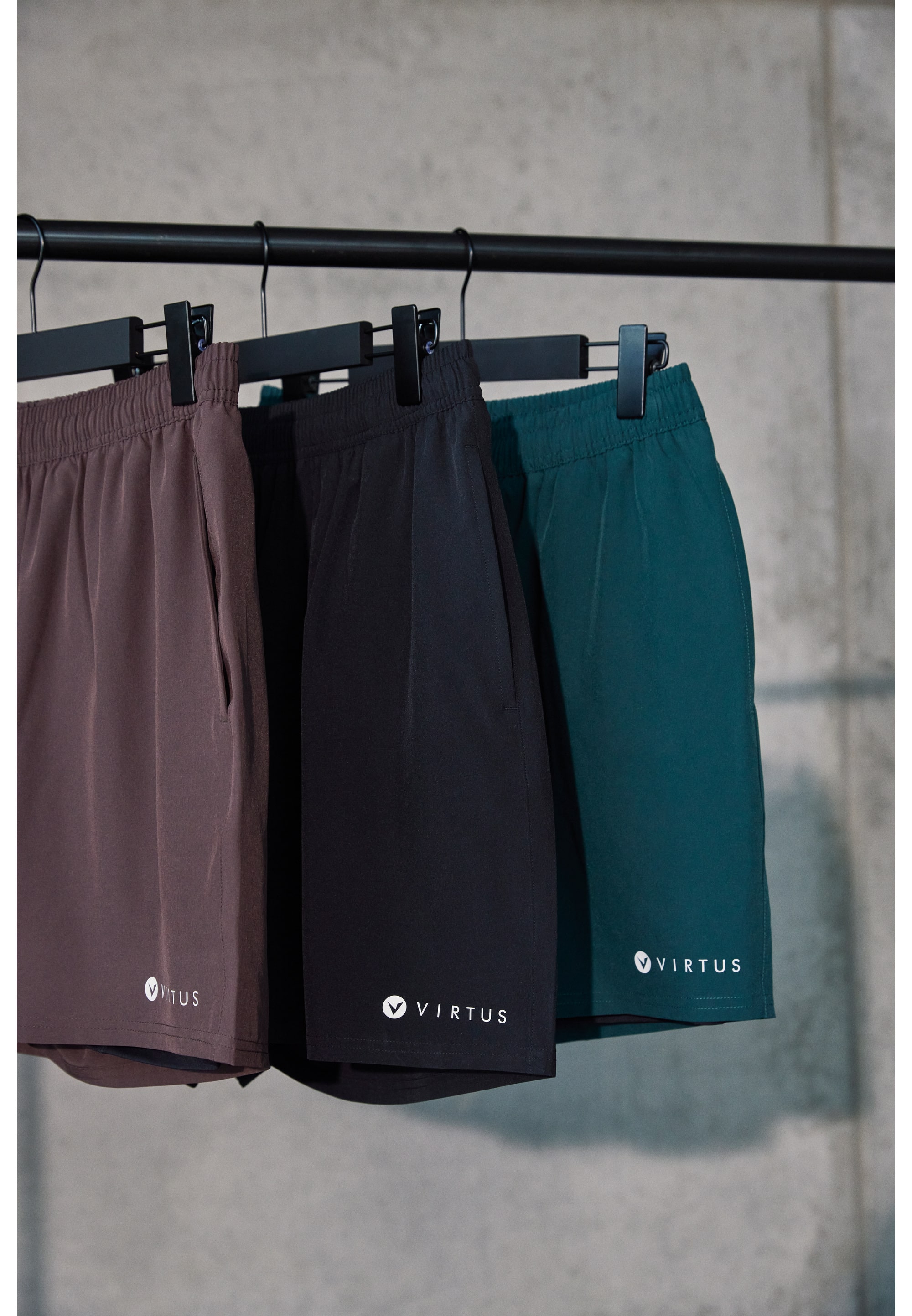 Virtus Zayne Versatile 2-in-1 Shorts, Black - Image 3