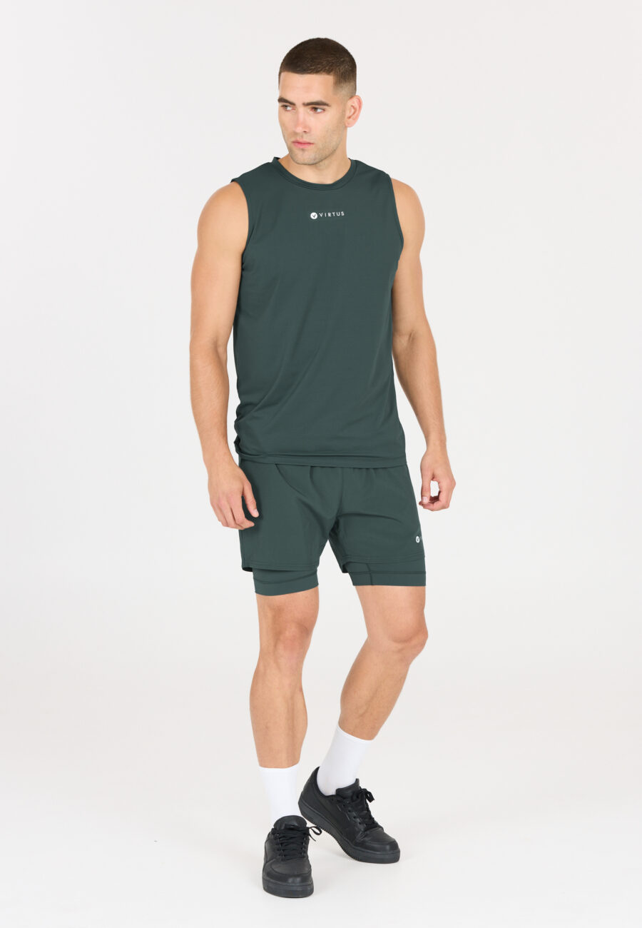Virtus Zayne Versatile 2-in-1 Shorts, Dusty Forest - Image 6