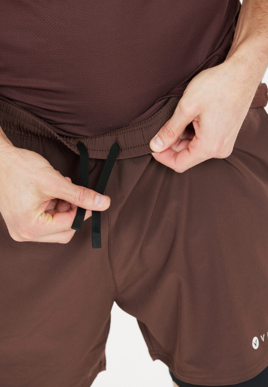 Virtus Zayne Versatile 2-in-1 Shorts, Puce - Image 4