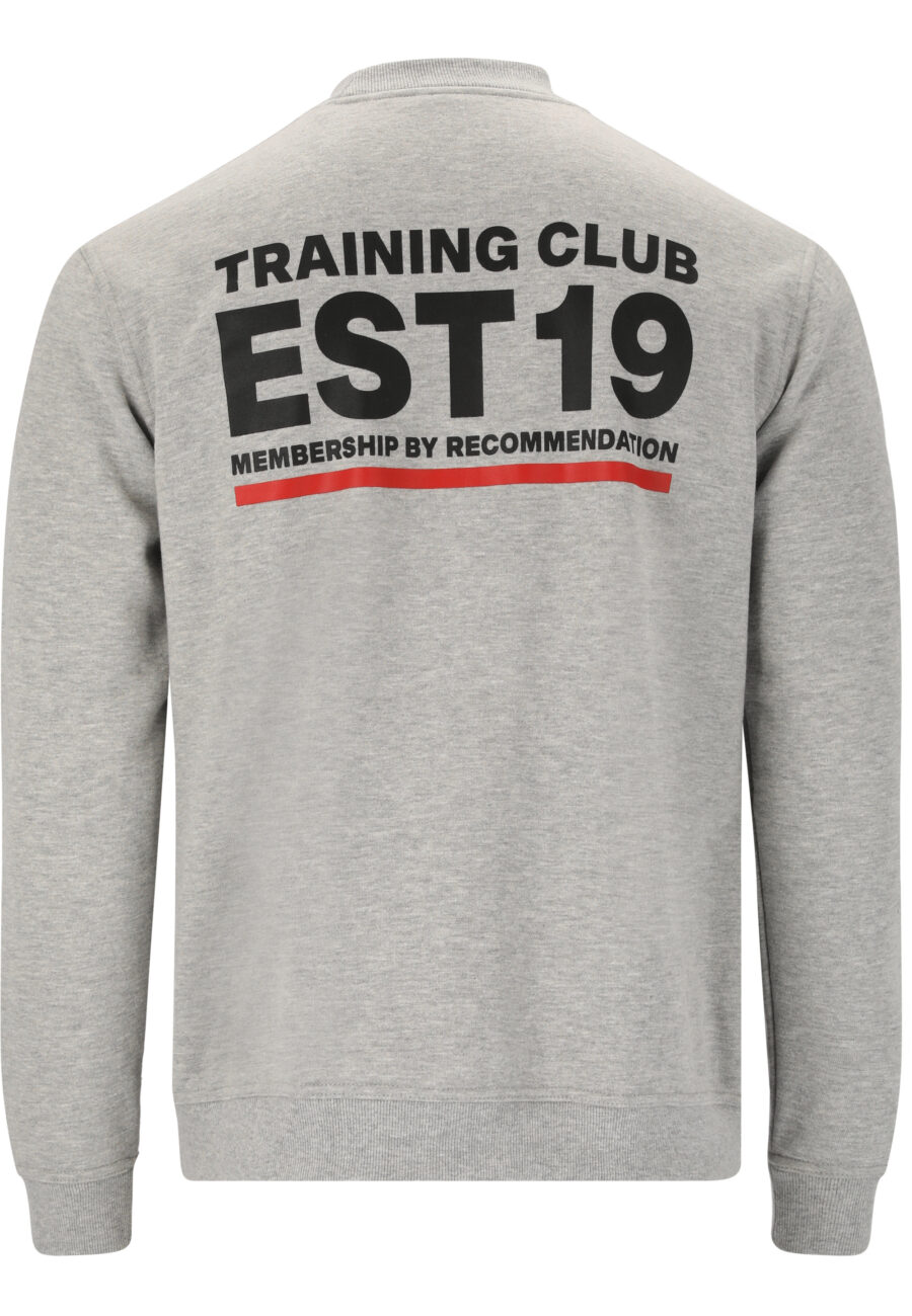 Virtus Dereck Eco-Friendly Crew Neck Sweatshirt, Light Grey Melange - Image 9