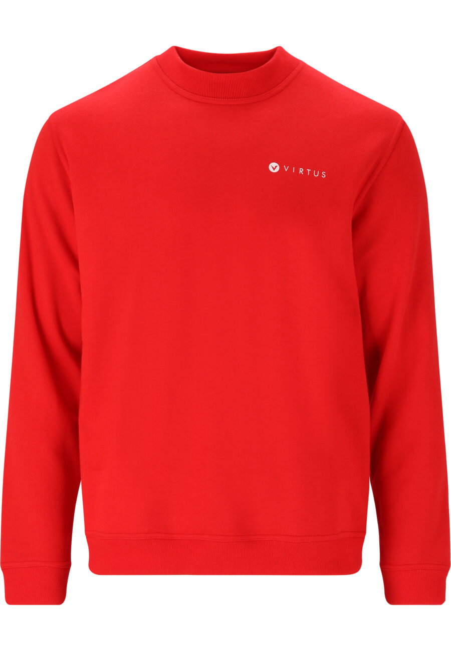 Virtus Dereck Eco-Friendly Crew Neck Sweatshirt, Tomato - Image 9