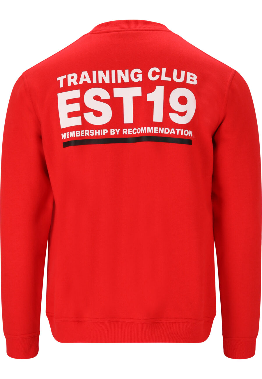 Virtus Dereck Eco-Friendly Crew Neck Sweatshirt, Tomato
