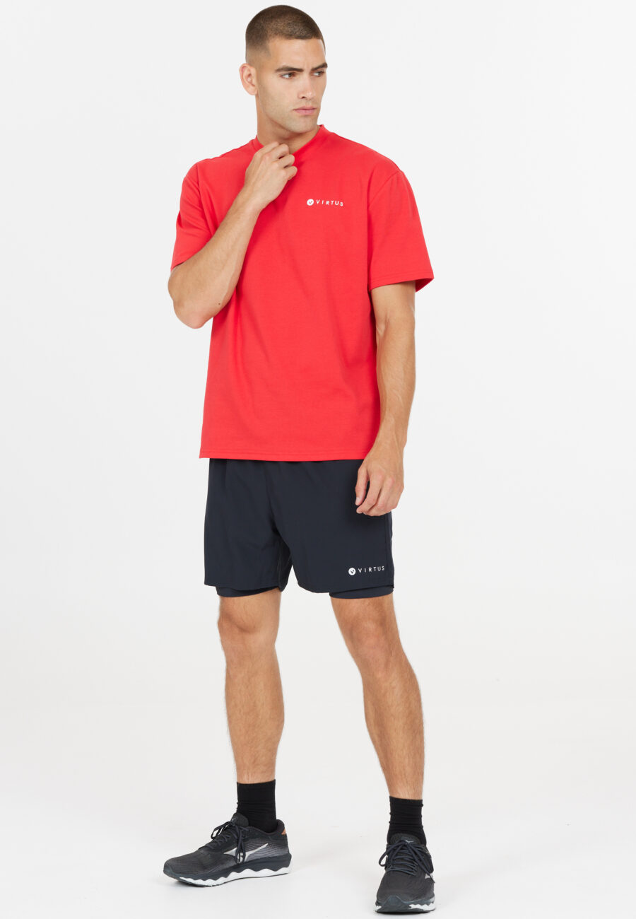 Virtus Dereck Short Sleeve T-shirt, Tomato - Image 4
