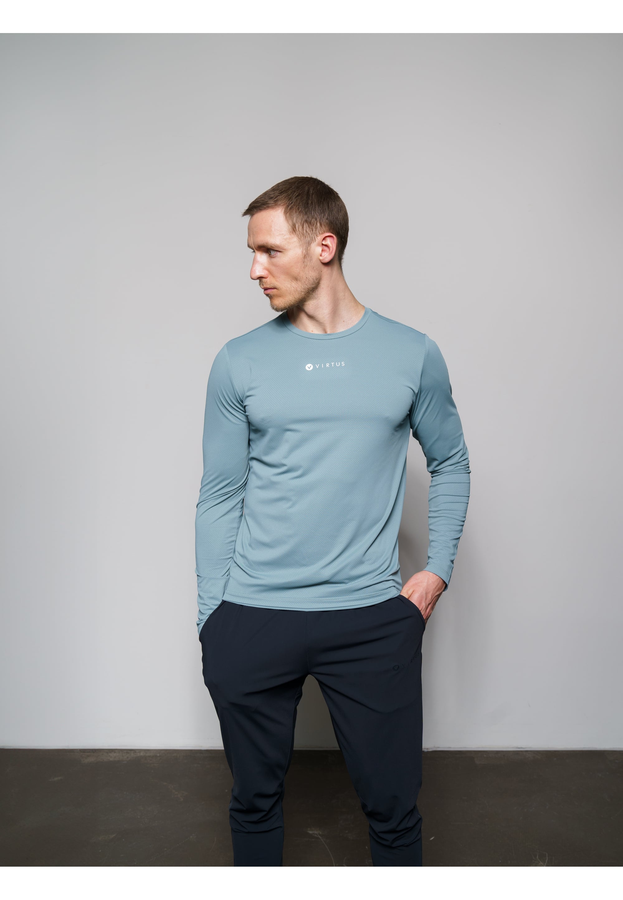 Virtus Alonso Hyperstretch Performance Pants, Stormy Sea