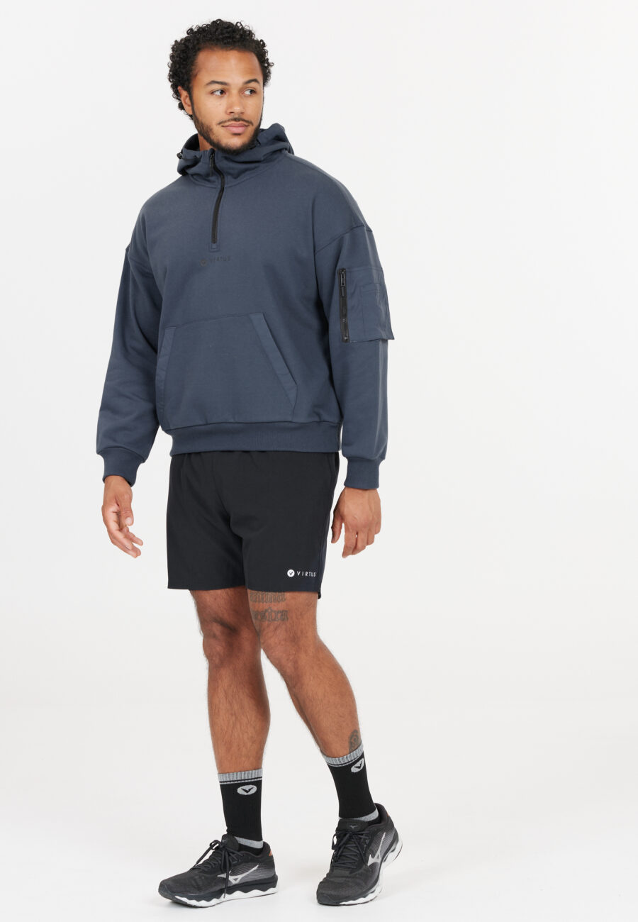 Virtus Willard Technical Hoody Sweatshirt, Blue Nights - Image 4