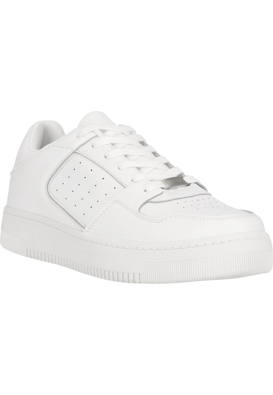 Virtus Ewart Premium Leather Sneakers, White Solid - Image 16