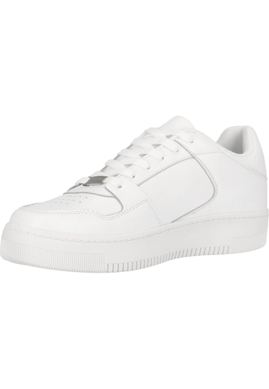 Virtus Ewart Premium Leather Sneakers, White Solid - Image 14