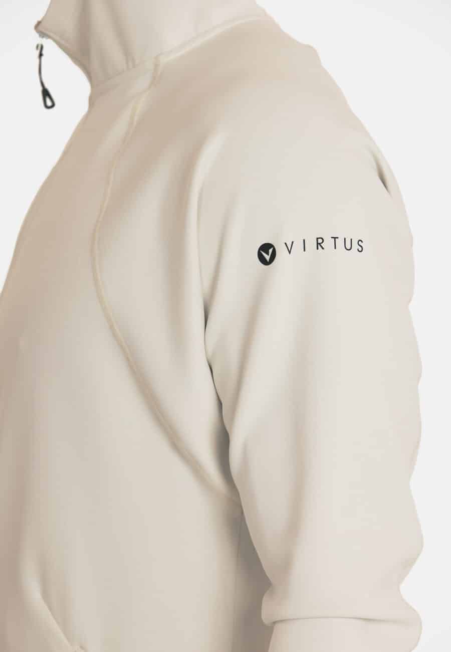 Virtus Tex M Full Zip Athletic Jacket, Vaporous Gray - Image 6
