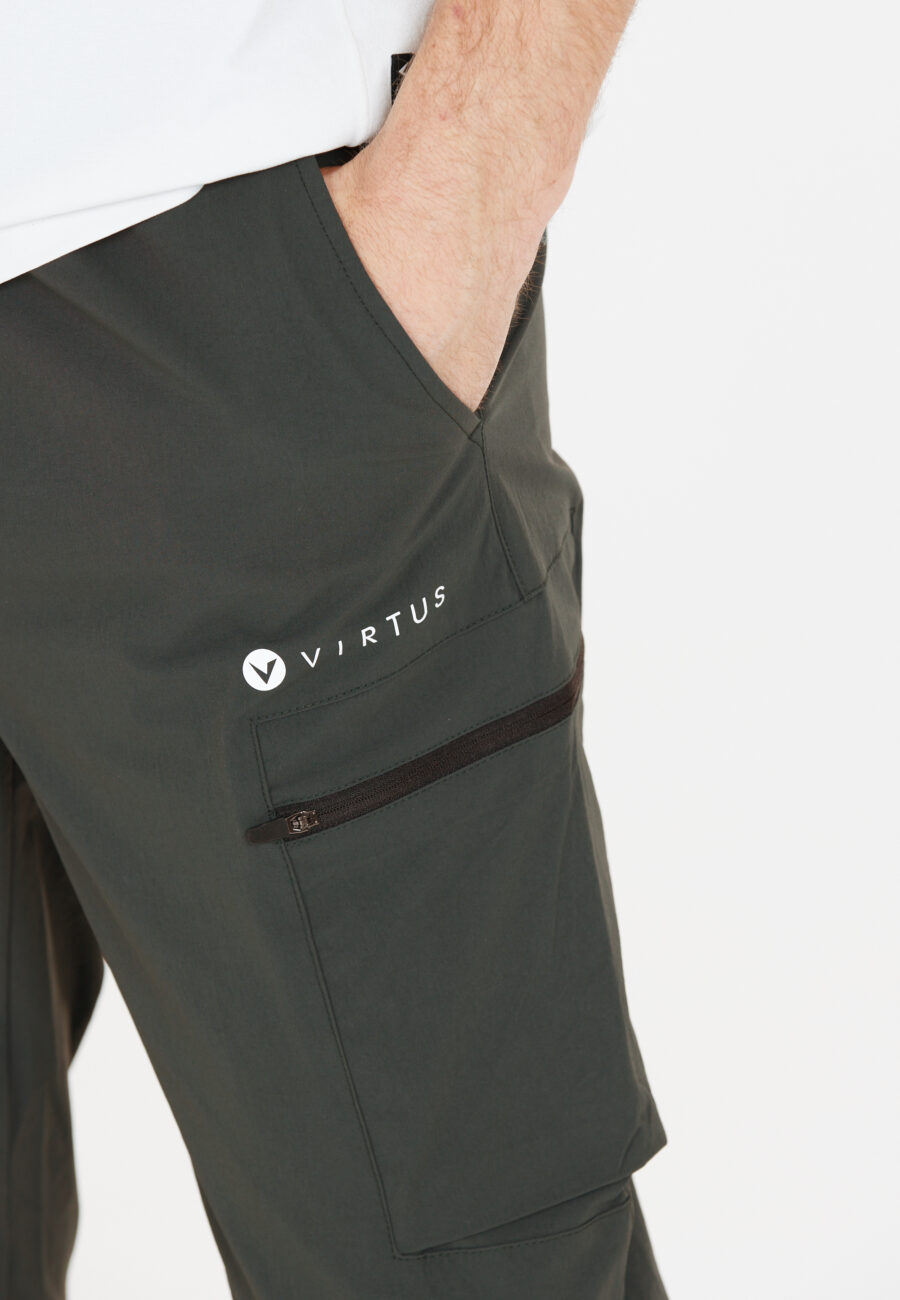 Virtus Ayden Cargo Pants for Ultimate Comfort, Woodland Gray - Image 8