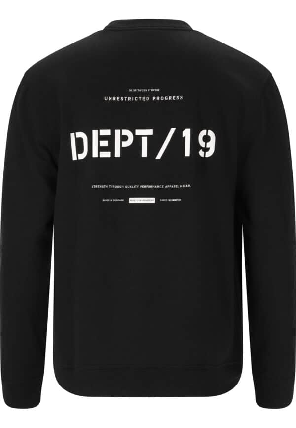 Virtus Deran Recycled Crew Neck Sweatshirt, Black