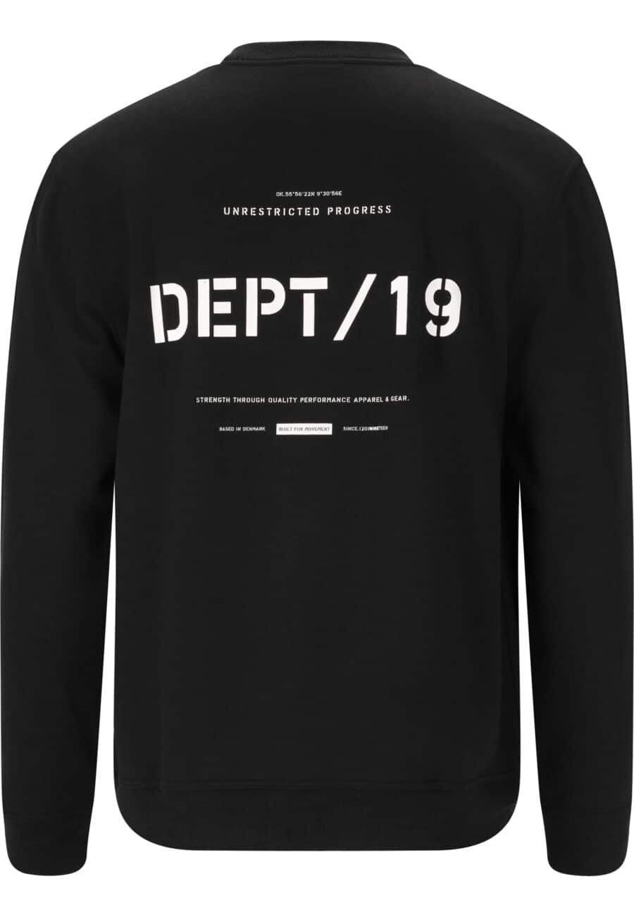 Virtus Deran Recycled Crew Neck Sweatshirt, Black