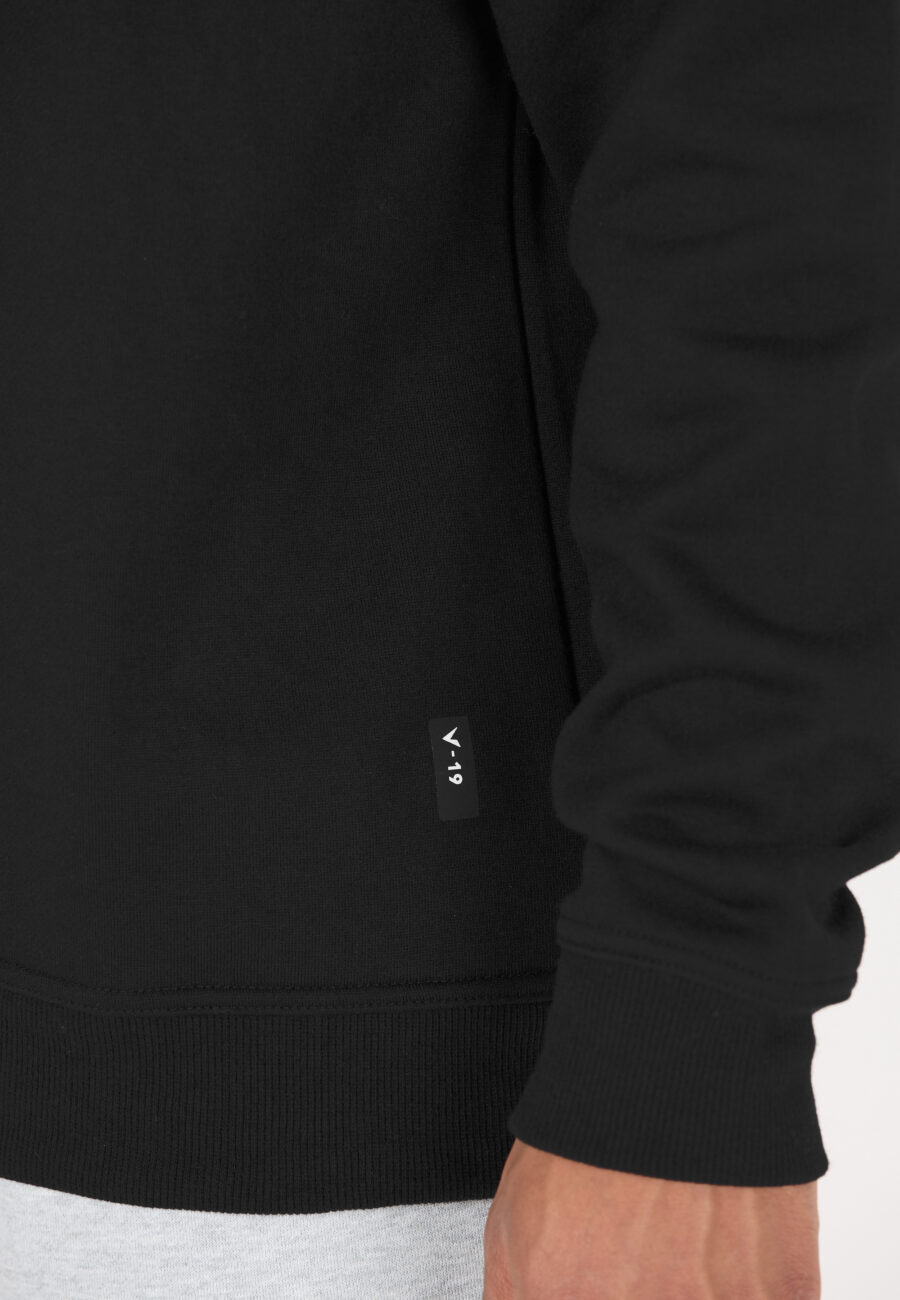 Virtus Deran Recycled Crew Neck Sweatshirt, Black - Image 5