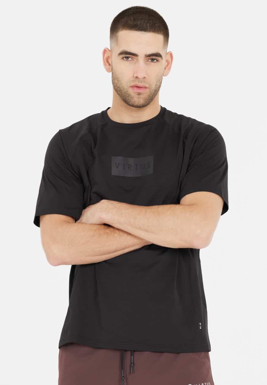 Virtus Kaleb Logo Short Sleeve T-Shirt, Black