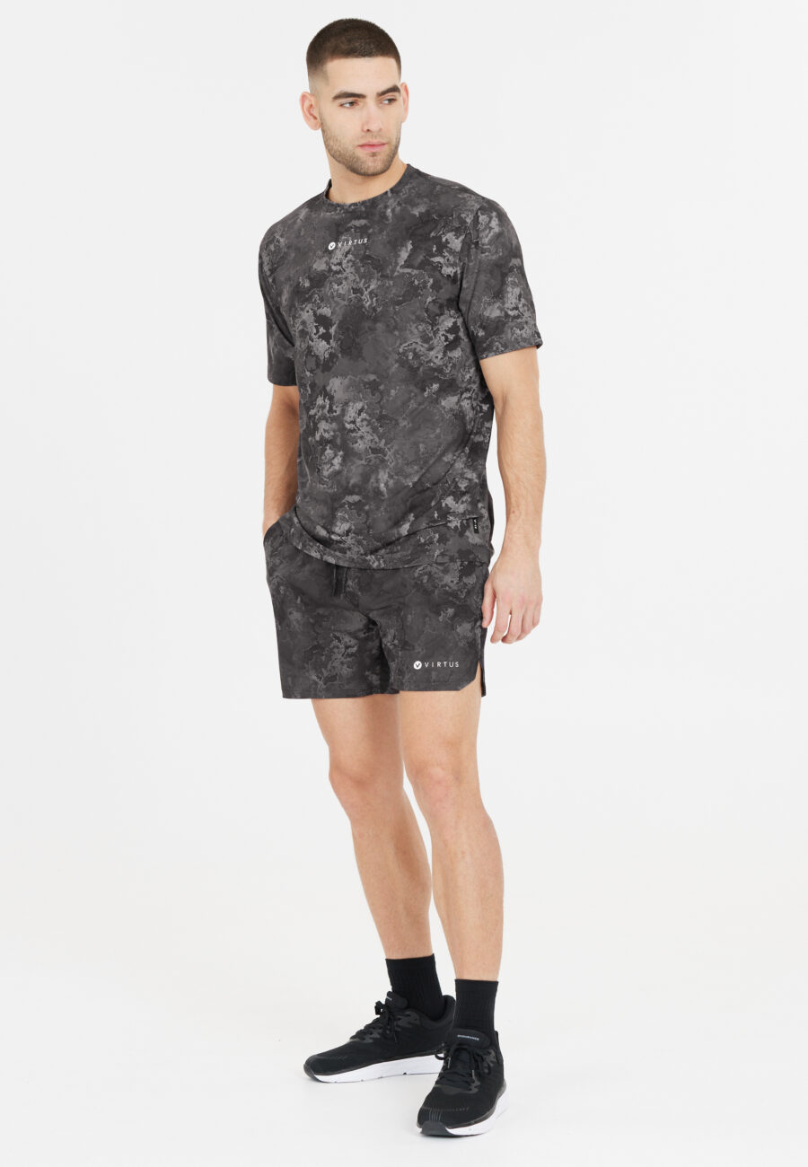 Virtus Callum Printed Fitness Shorts, 3664