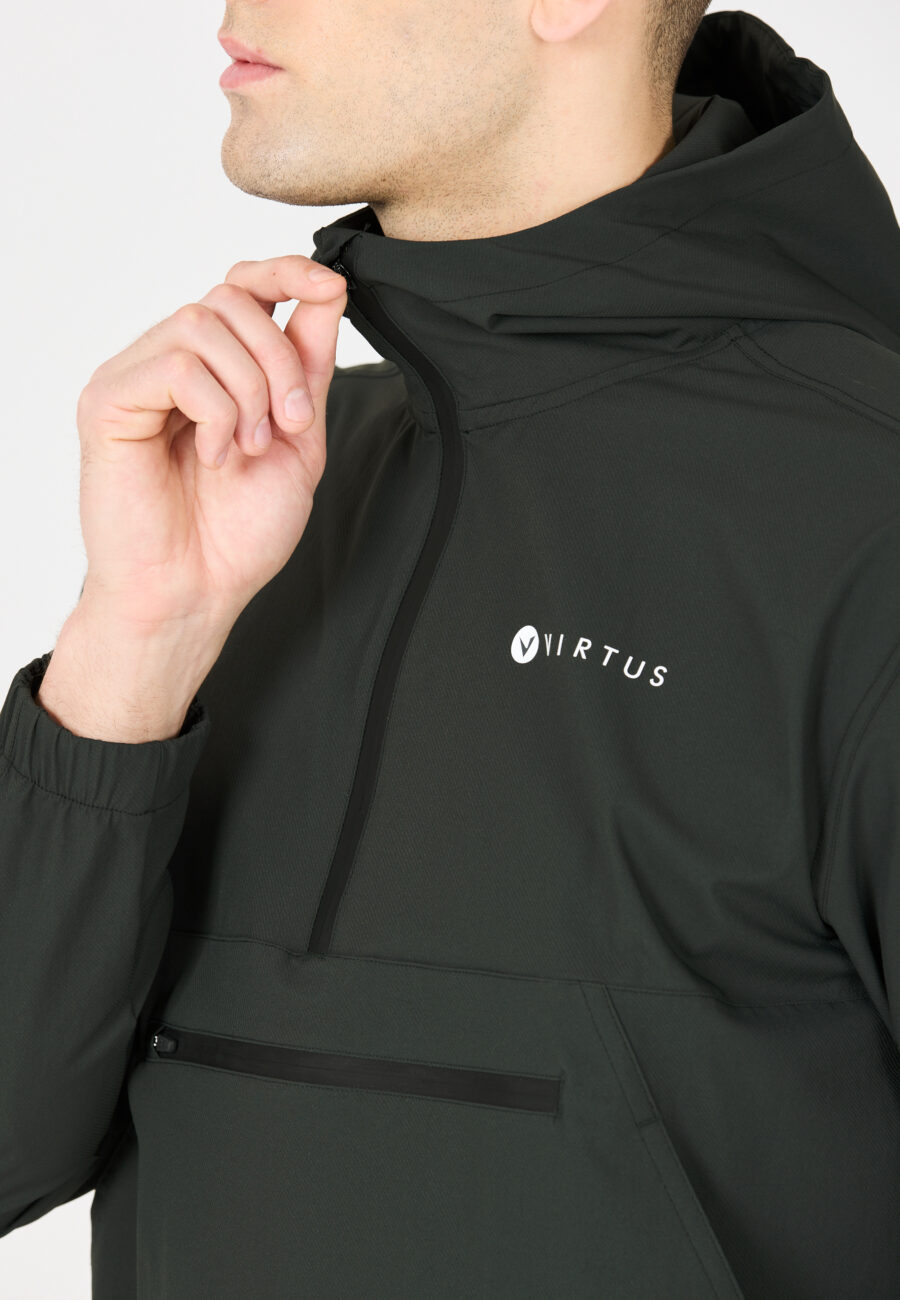 Virtus Jayson Performance Anorak Jacket, Woodland Gray - Image 8
