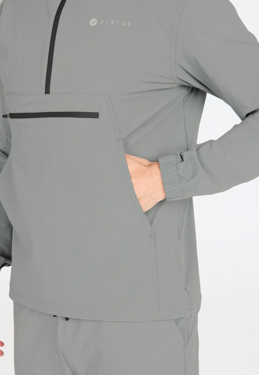 Virtus Jayson Performance Anorak Jacket, Sedona Sage - Image 7