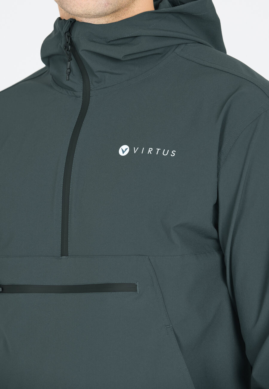 Virtus Jayson Performance Anorak Jacket, Dusty Forest - Image 8