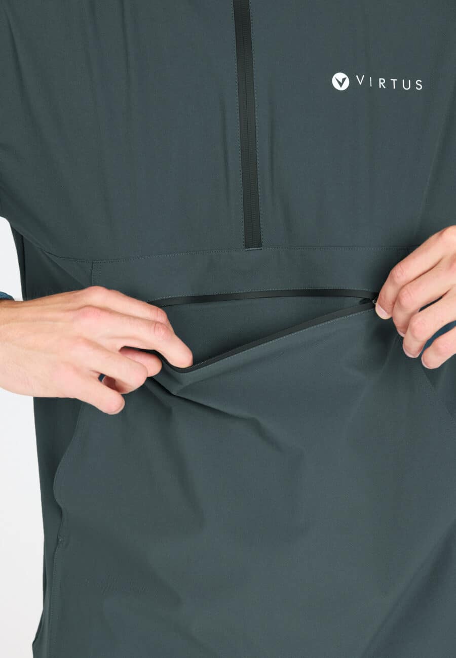 Virtus Jayson Performance Anorak Jacket, Dusty Forest - Image 6