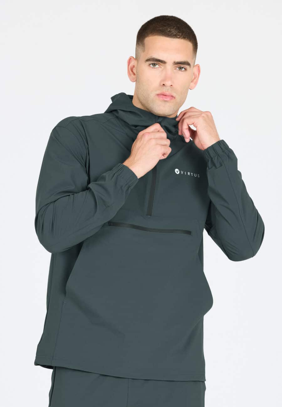 Virtus Jayson Performance Anorak Jacket, Dusty Forest - Image 3