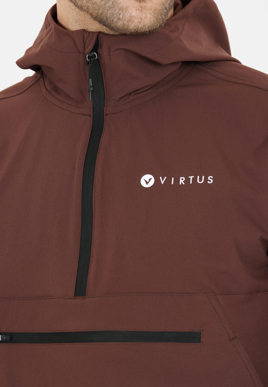 Virtus Jayson Performance Anorak Jacket, Puce - Image 9