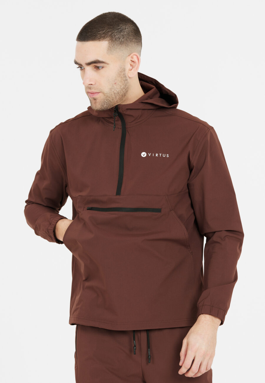 Virtus Jayson Performance Anorak Jacket, Puce