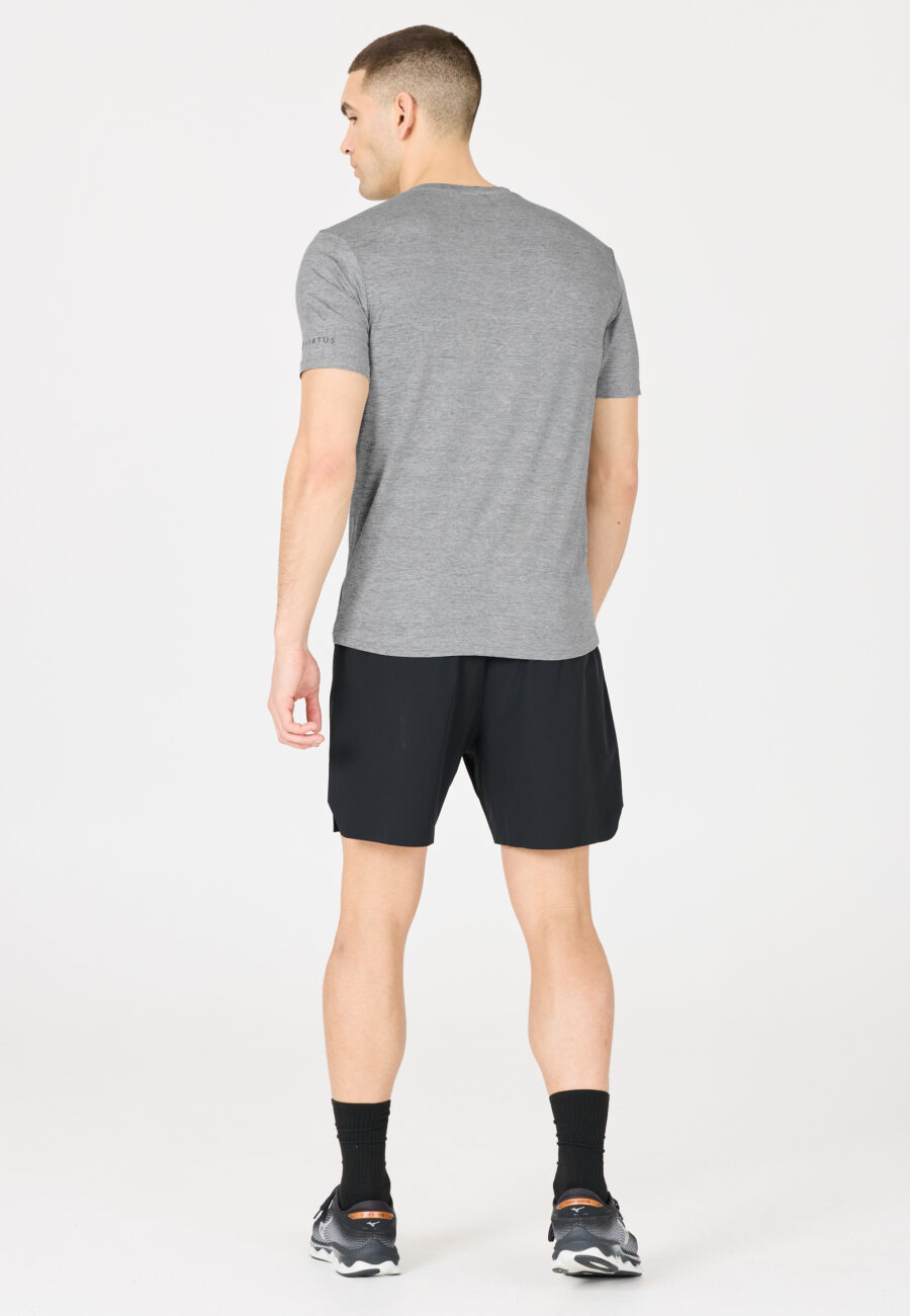 Virtus Beed Short Sleeve T-Shirt, Mid Grey Melange - Image 4