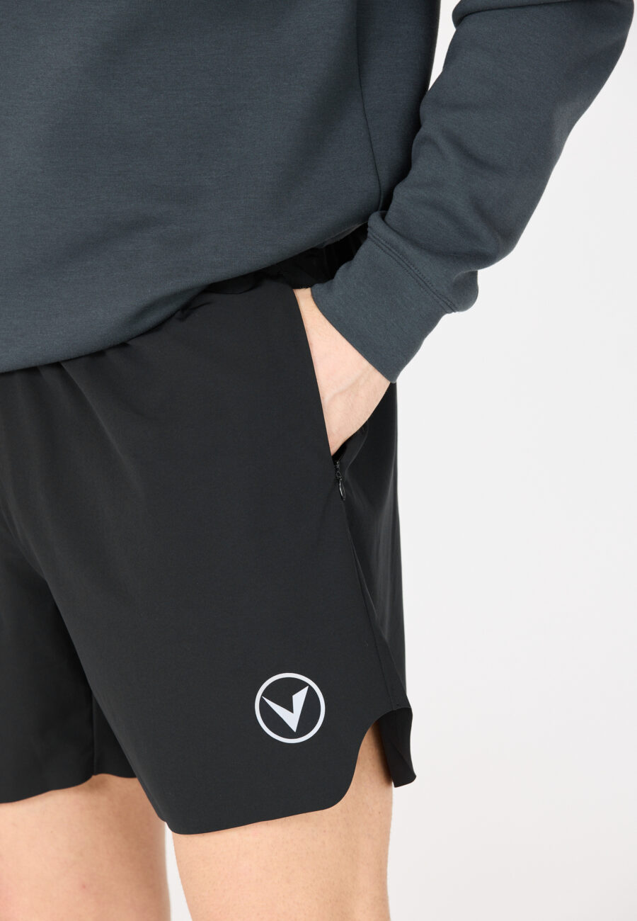 Virtus Spier Flexible Running Shorts, Black - Image 6