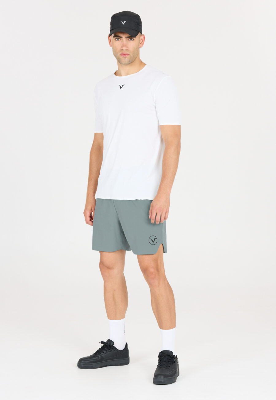 Virtus Spier Flexible Running Shorts, Stormy Sea - Image 3
