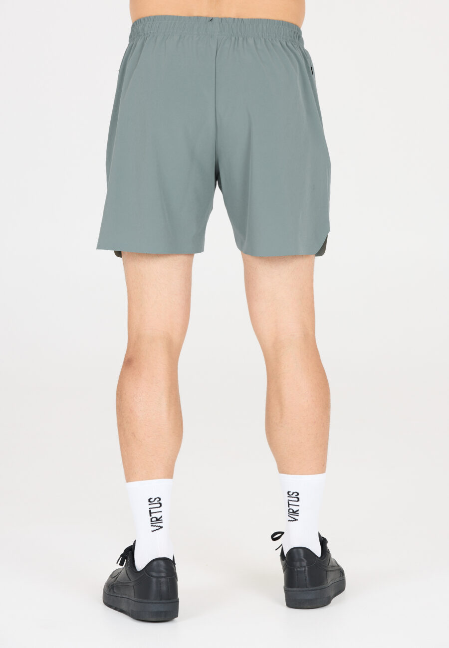 Virtus Spier Flexible Running Shorts, Stormy Sea - Image 6